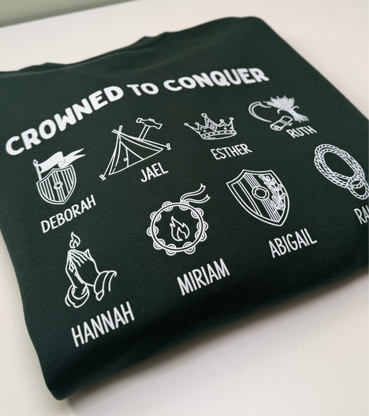 Black t-shirt with white graphics and text on a white background