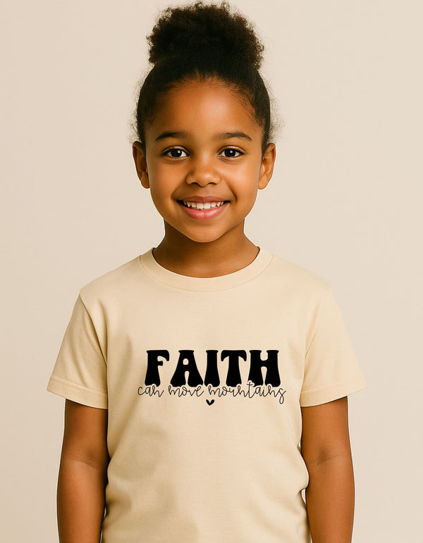 FAITH MOVES MOUNTAINS KIDS TEE