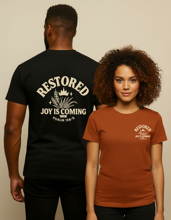 JOY IS COMING COTTON TEE